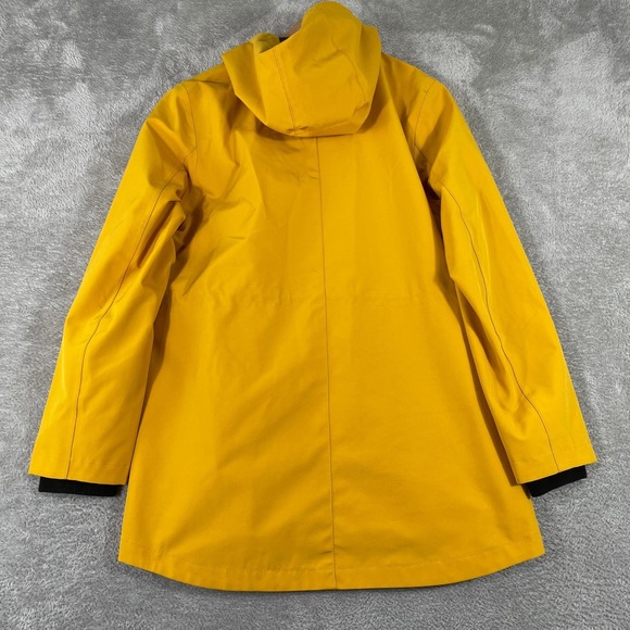 Pendleton Hooded Rain Jacket Womens Medium Yellow Waterproof Aztec Lined Coat - Picture 2 of 13
